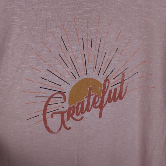 Knox Rose Grateful T-Shirt Womens Size M Rayon Graphic - Picture 3 of 6